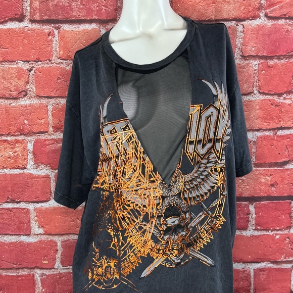 Affliction Women’s Short Sleeve Graphic T-Shirt -Size: XL -NWOT - Picture 2 of 8